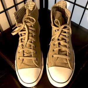 Converse All Star light olive corduroy size 11